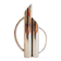 Vintage silver-plated vase by Gio Ponti, 1970.