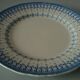 Old plate creil earthenware and Montereau model Flora rockery