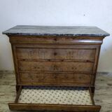 Chest of drawers with marble