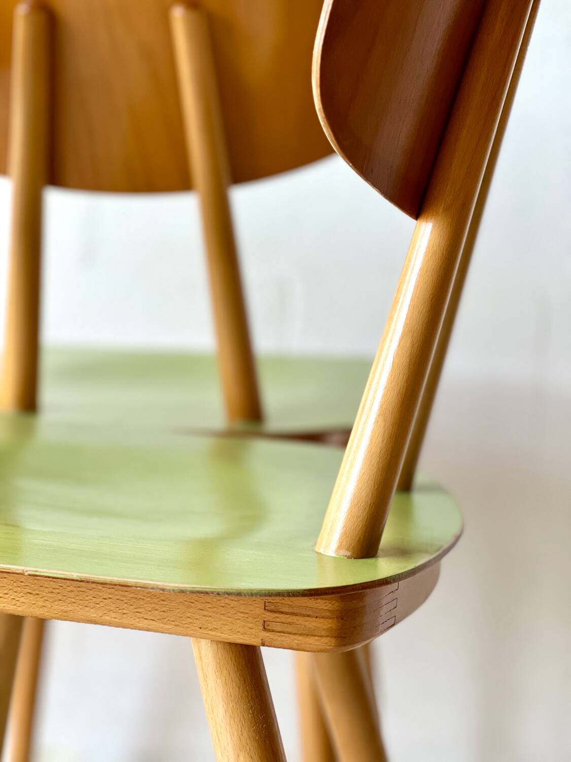 Chaises de bistro Ton, ensemble de 4