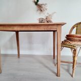 Table ancienne bois poncée