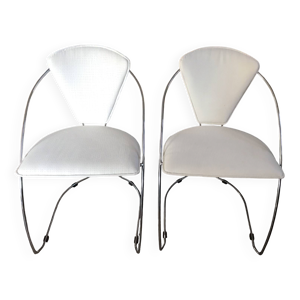 lot de deux chaises design