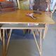Bureau vintage en rotin
