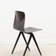 Chaise Galvanitas réédition S22 ébène et noire