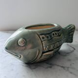 Fish vase graphic decor