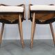 1960s Antonin Suman Set of Six Beech Dining Chairs, Restored