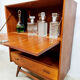 Vintage webé teak wall cabinet by Louis Van Teeffelen