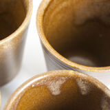 Tasses en grès Manufacture de Digoin