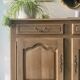 Rustic solid oak sideboard - raw golden honey wood