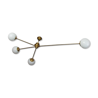 Angelo Lelli style chandelier, 1960s