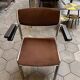 Set of 6 stackable chairs in rust colour by Gijs van der Sluis, 1970s.
