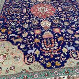 Tapis vintage persan de Tabriz fait main 300x395 cm
