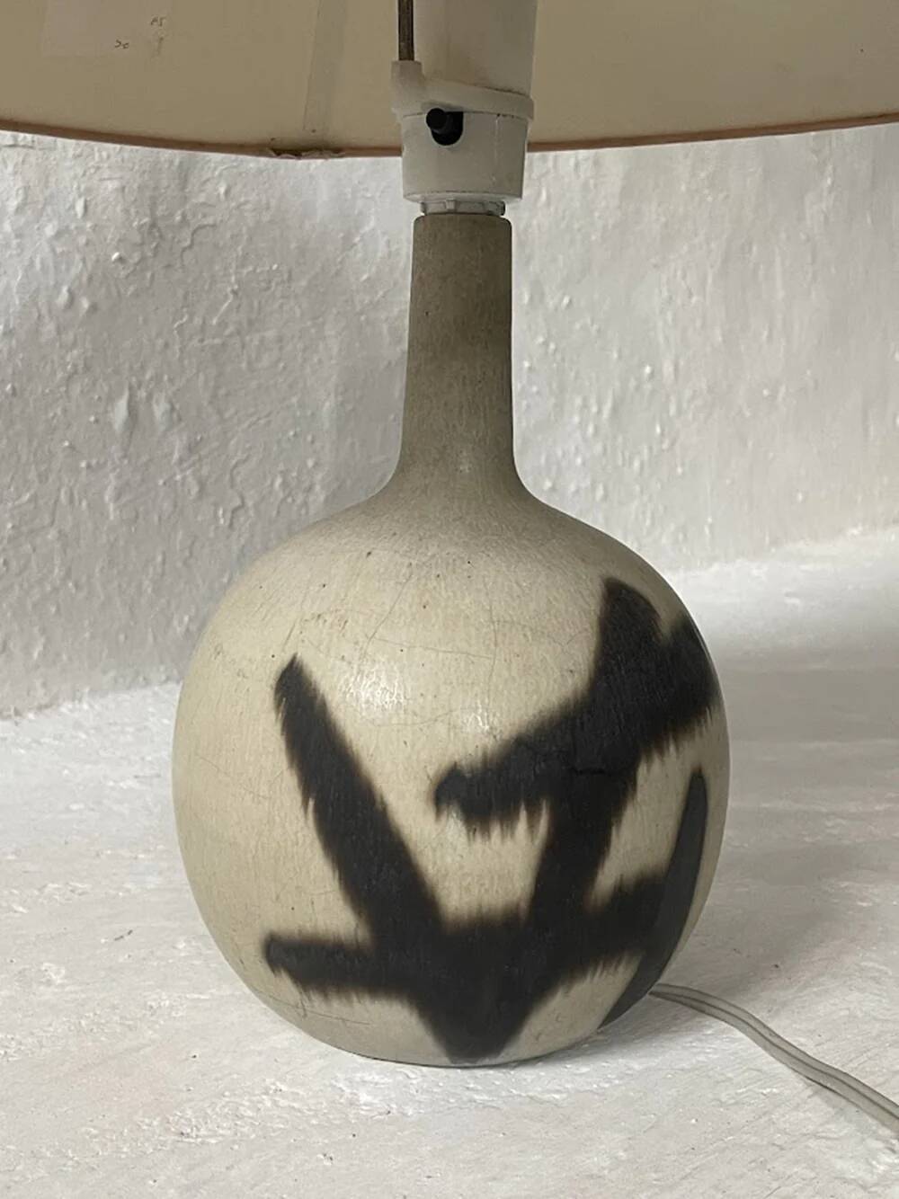 Ceramic table lamp by Eigil Hinrichsen, Denmark 1960s