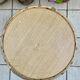 Table basse ronde rotin années 60