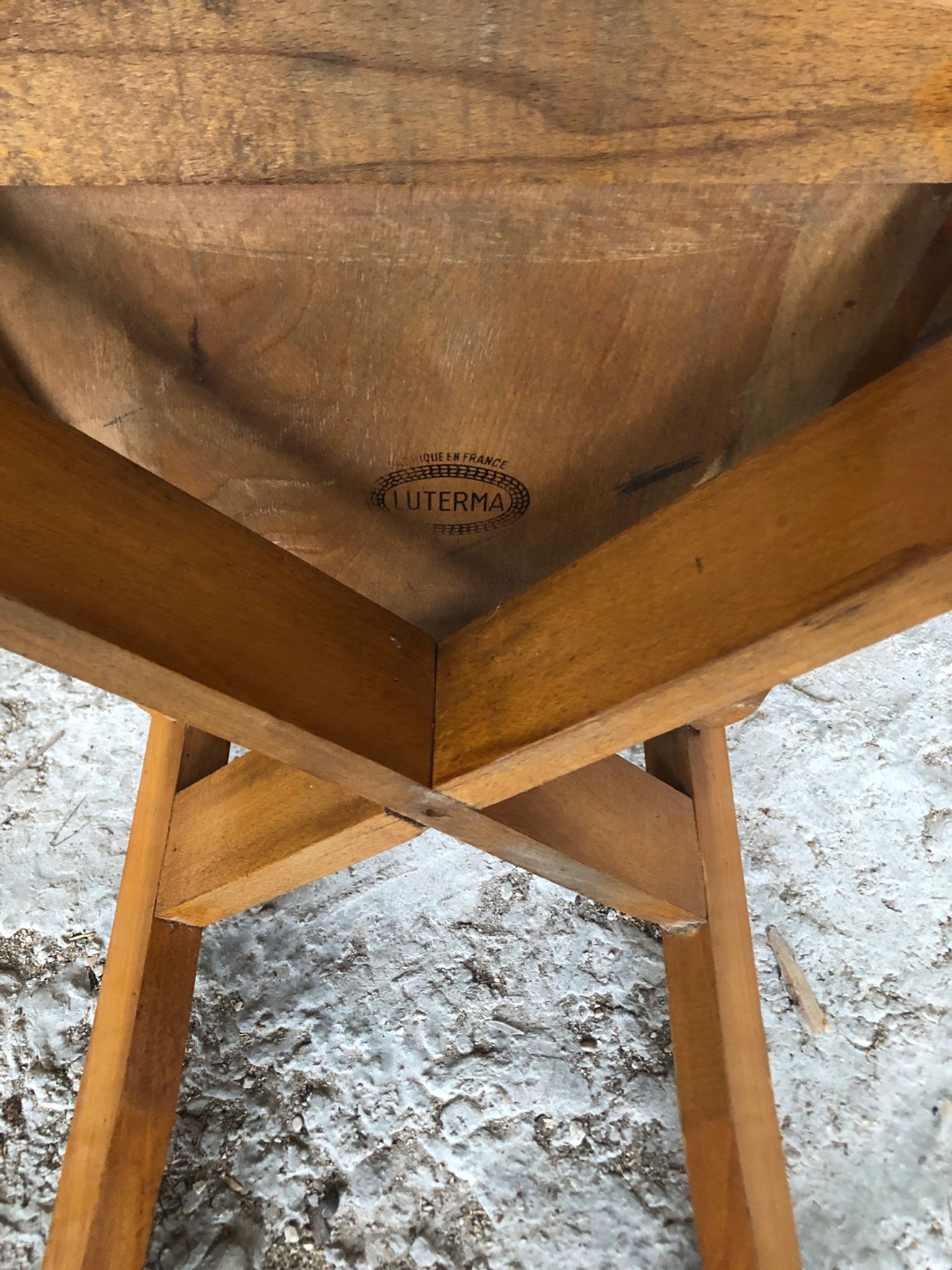 Pair of bistro chair luterma vintage wood