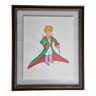 Lithograph "The Little Prince", framed under glass, out of trade numbered 100/180