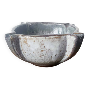Vintage stoneware ashtray mortar