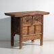 Antique Chinese console with carved drawers – China, circa 1900