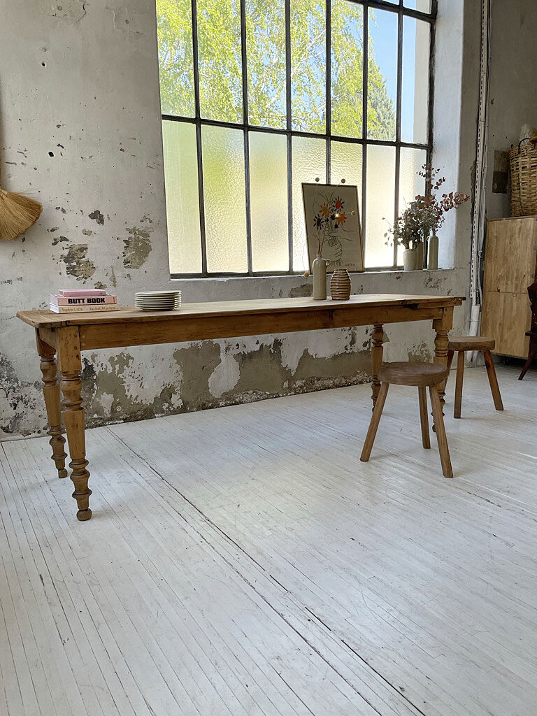 Farm table bistro pine and cherry 210cm