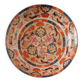Assiette creuse en porcelaine de style Imari à décor « Phénix et pivoines »