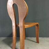 1980's wooden dining chairs.
