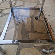 Vintage wheeled dessert table