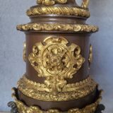Authentic old large oil lamp