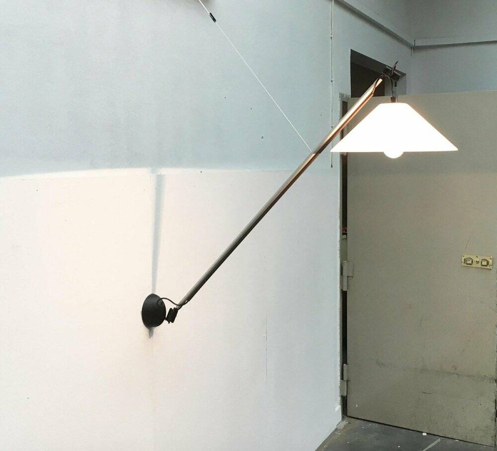 Postmodern Italian wall lamp Aggregato Braccio by Enzo Mari & Giancarlo Fassina for Artemide, 1970s