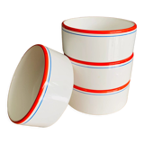 4 vintage stackable ramekins