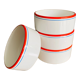 4 vintage stackable ramekins