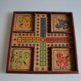 Old game board of small horses