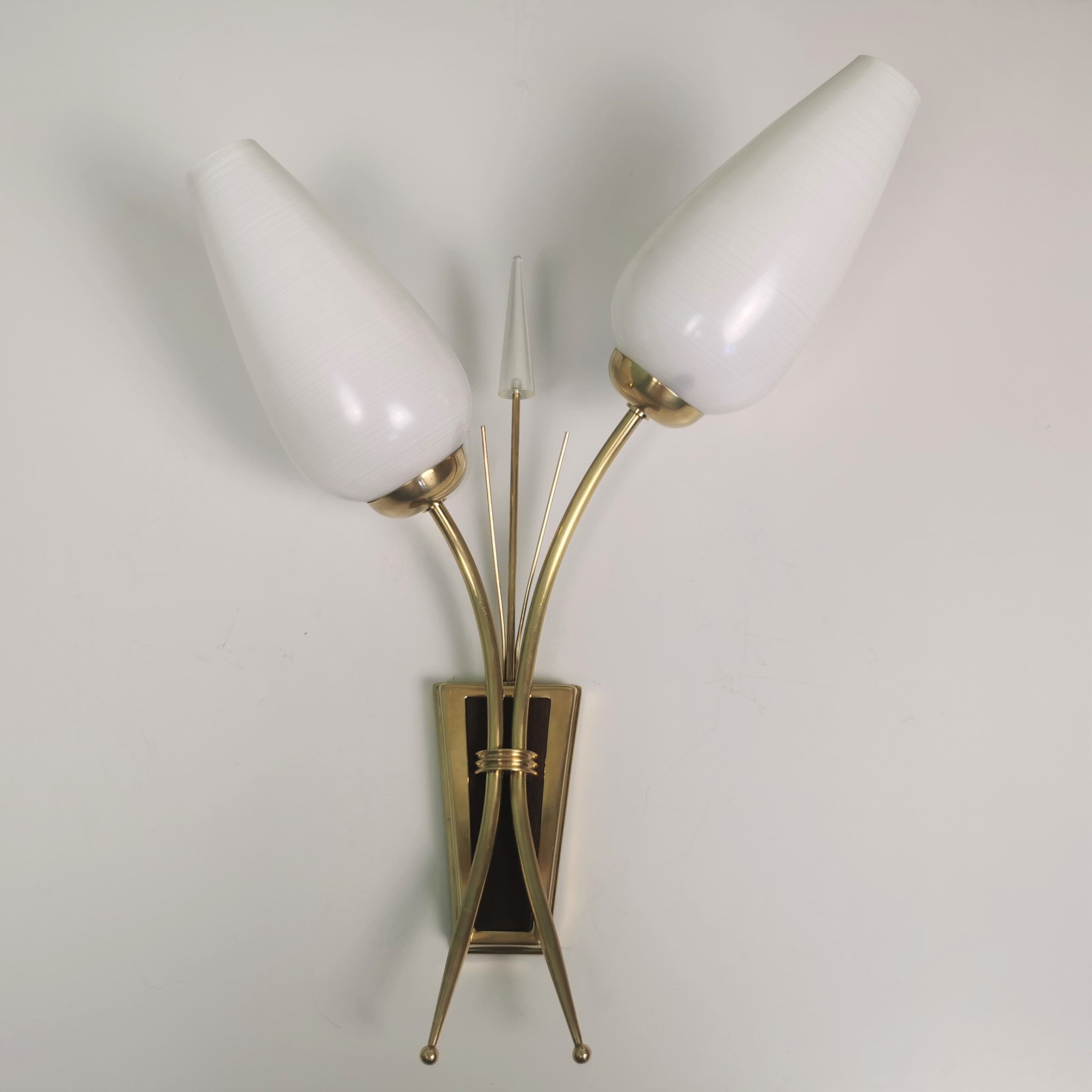 Vintage brass sconces