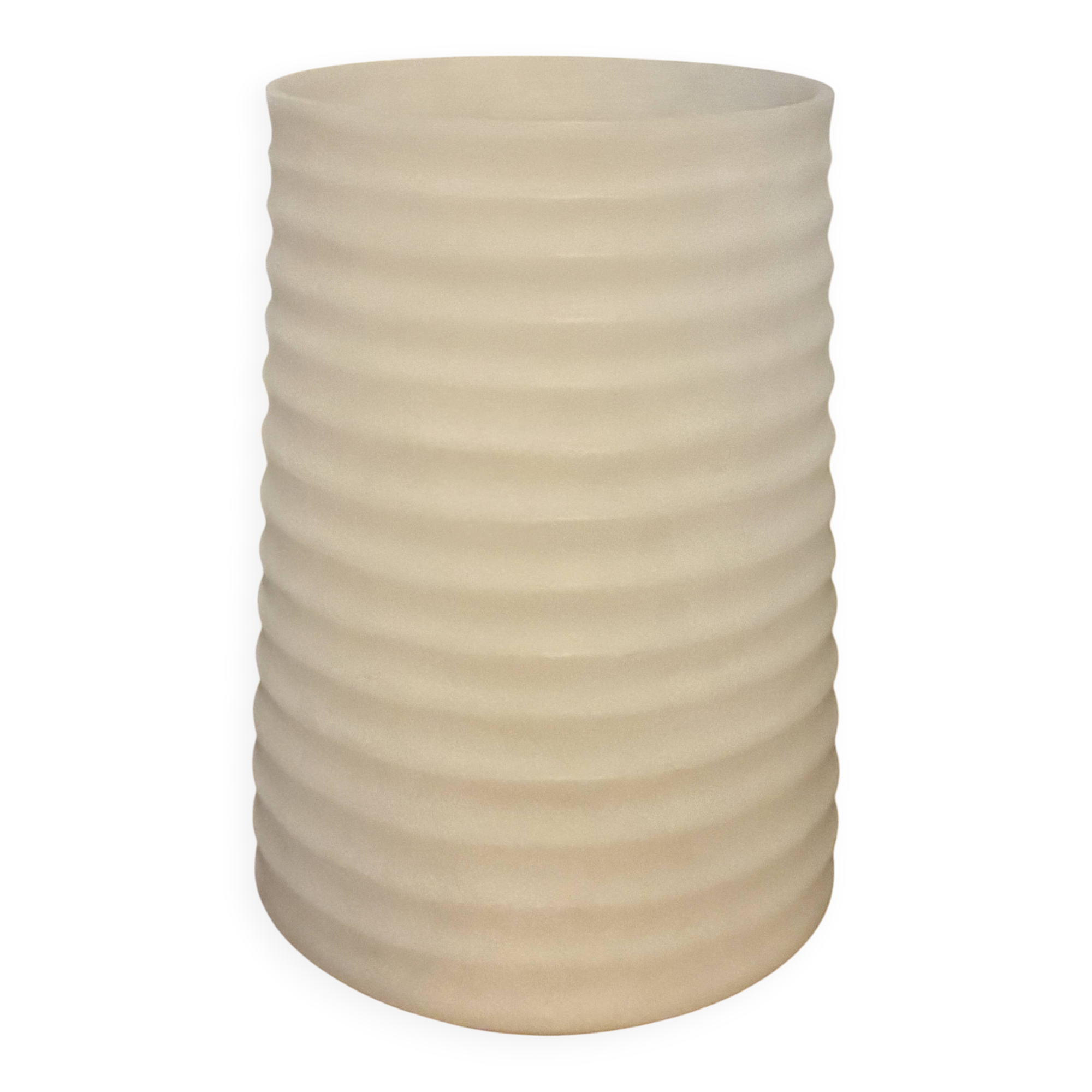 Lampe cylindre façon lampion