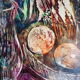 Painting, still life with wild flowers, signed, 70s