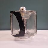 Murano glass and chrome metal table lamp from the 70s Italy