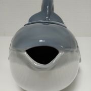 Teapot zoomorphic blue whale porcelain design Japan