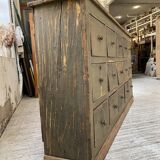 Green patina workshop furniture