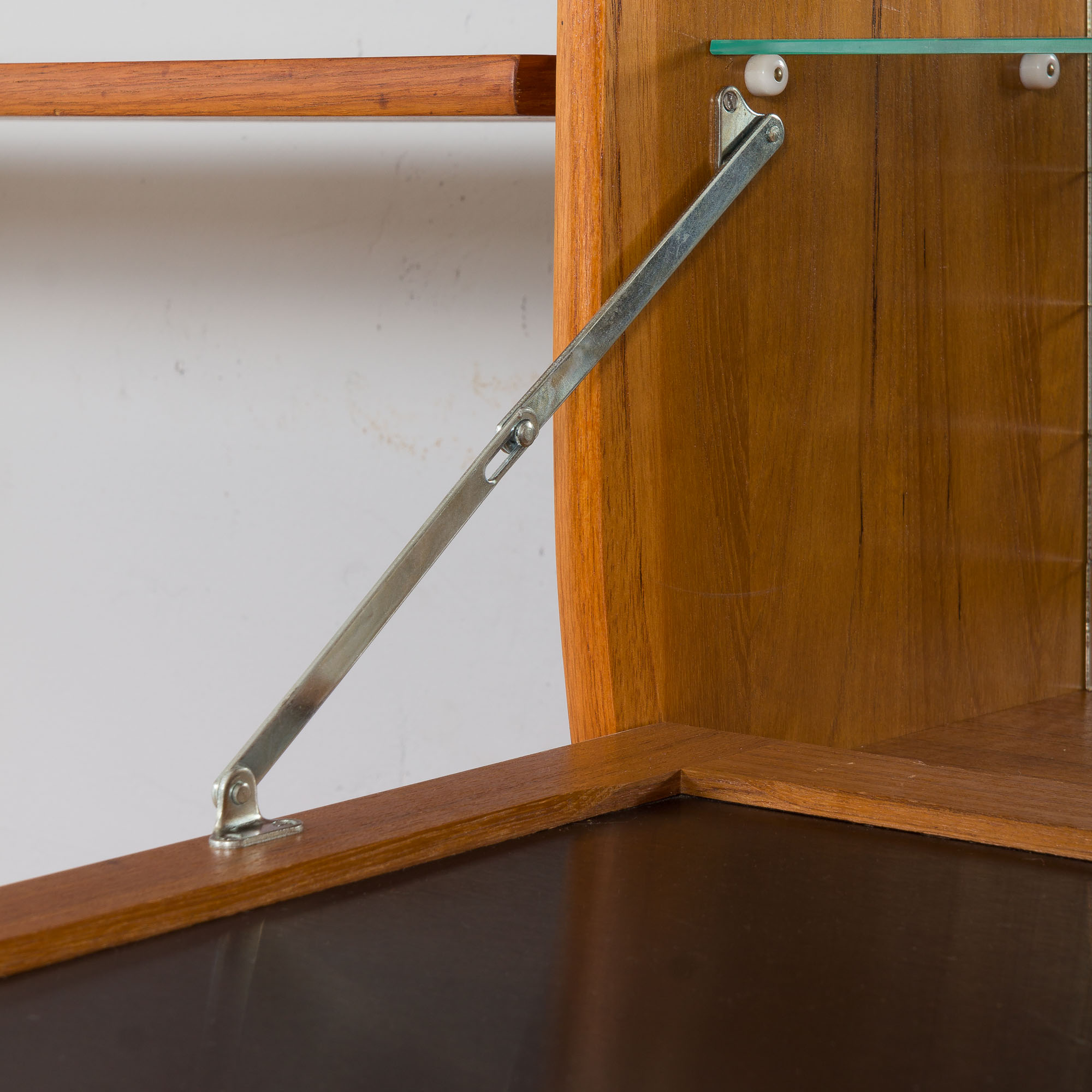 Scandinavian  free standing  Ergo wall unit bar cabinet and 3 cabinets and with 7 shelves,  by John