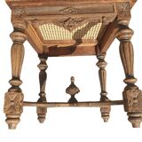 Chaise en chêne naturel sculpté