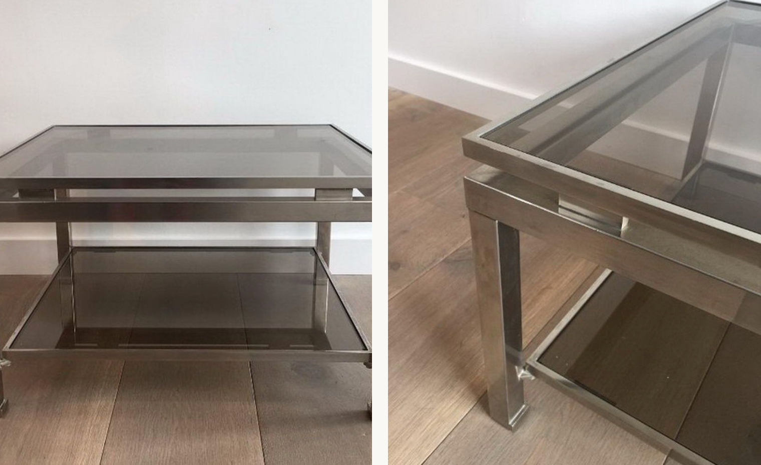 Pair of Guy Lefèvre sofa ends for Jansen home