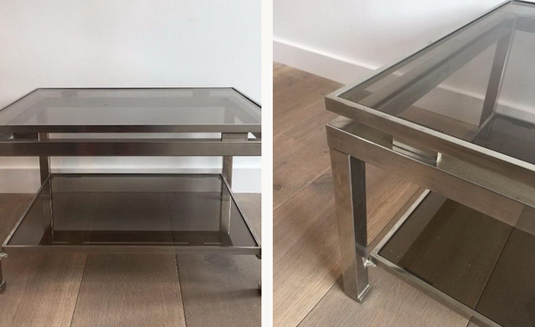 Paire de bouts de canapé Guy Lefèvre pour maison Jansen