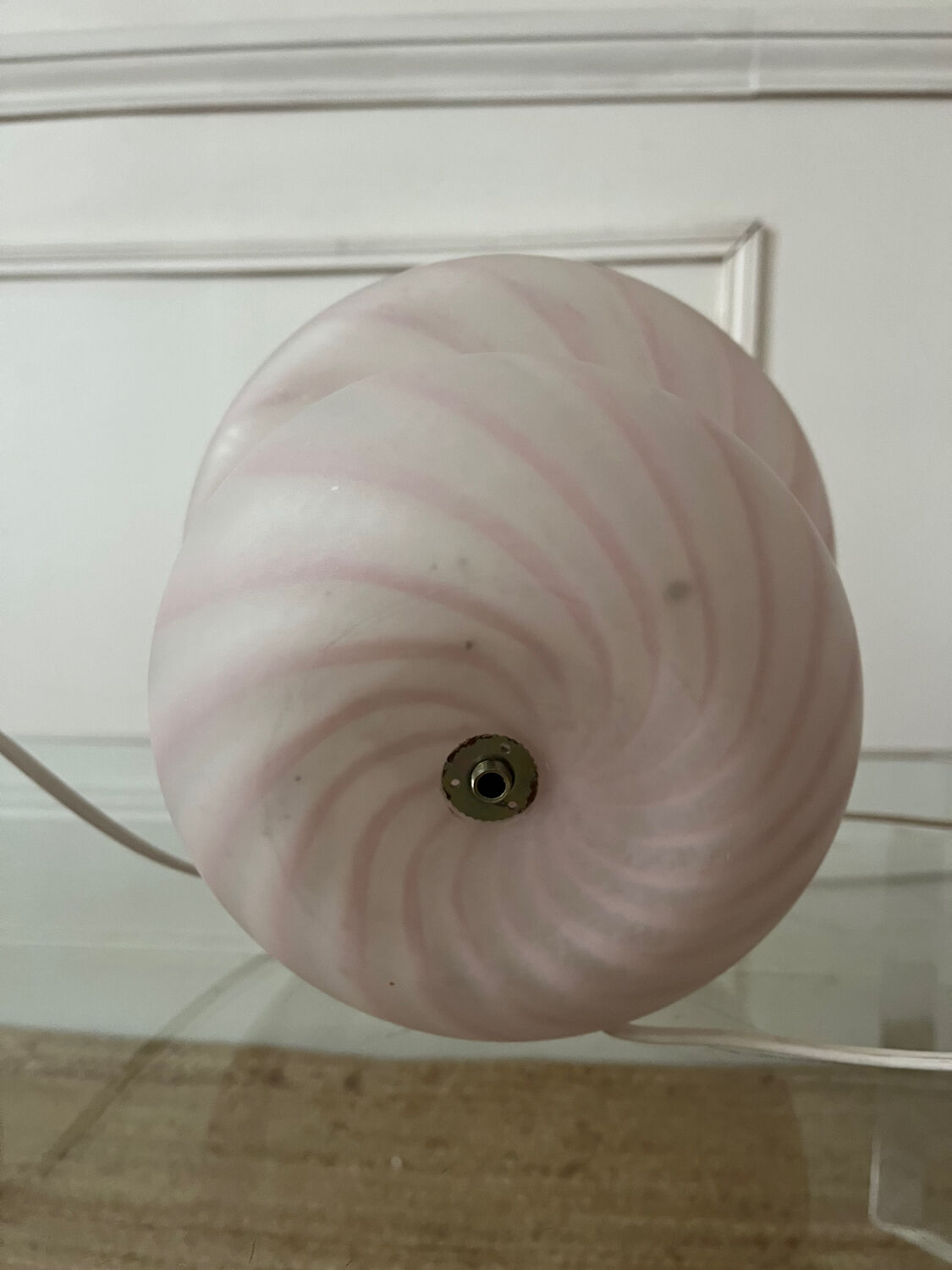 Pair of Murano glass mushroom lamps, 1970