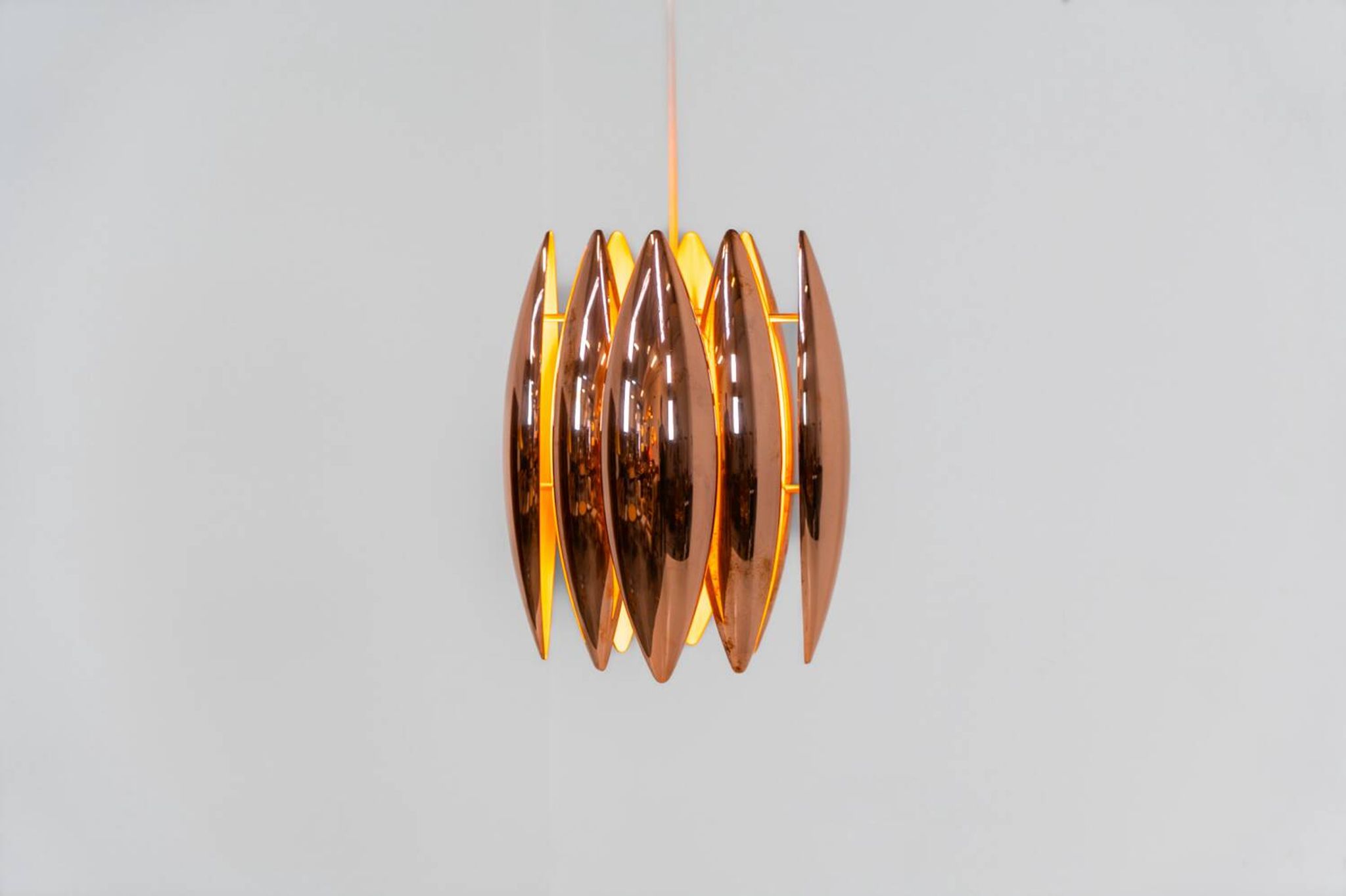 Copper suspension "Kastor" by Jo Hammerborg for Fog & Mørup