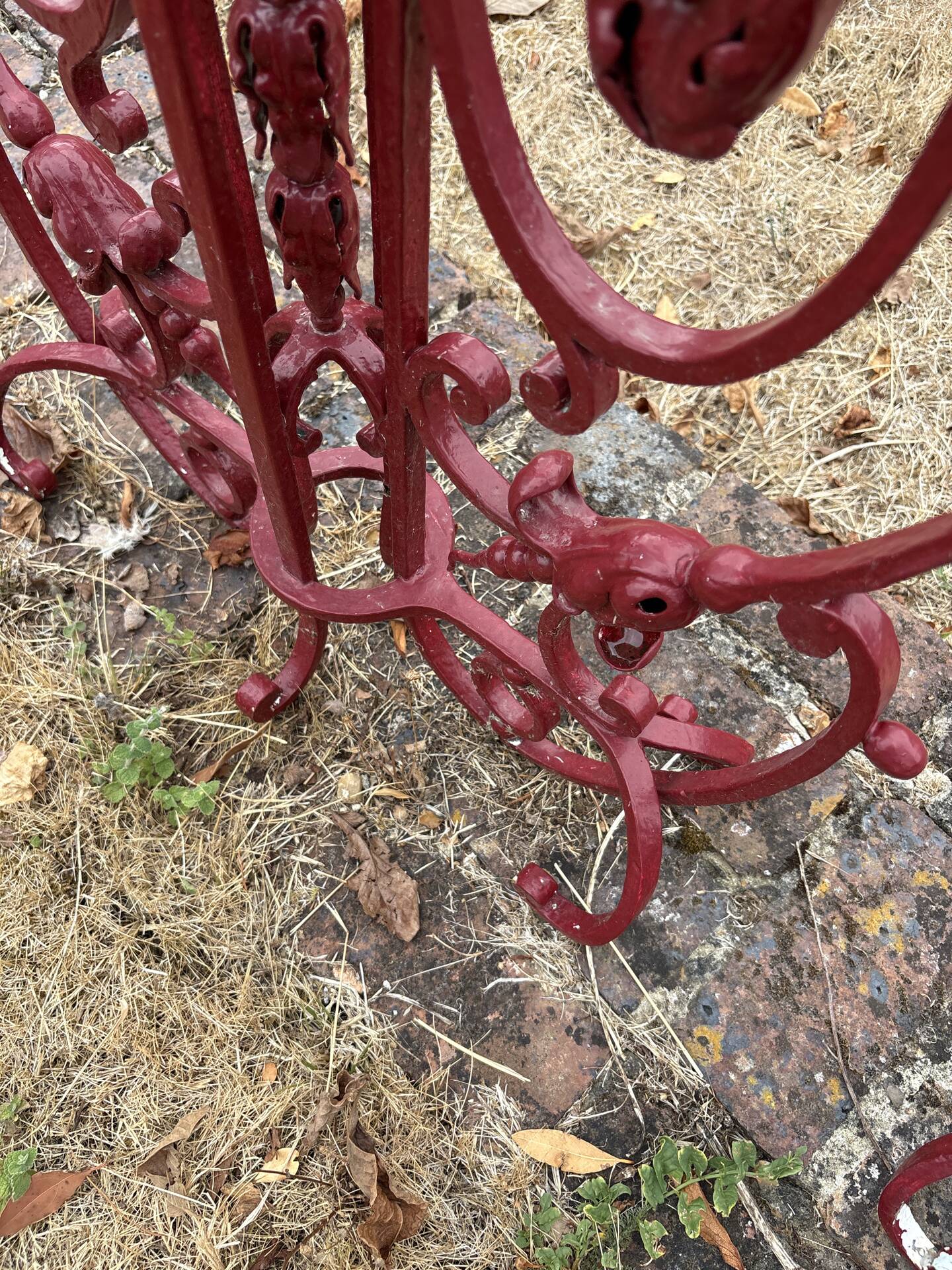 2 wrought iron doors