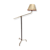 Adjustable reading lamp, brass 50s