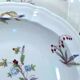 6 deep plates Bernardaud Chantilly model