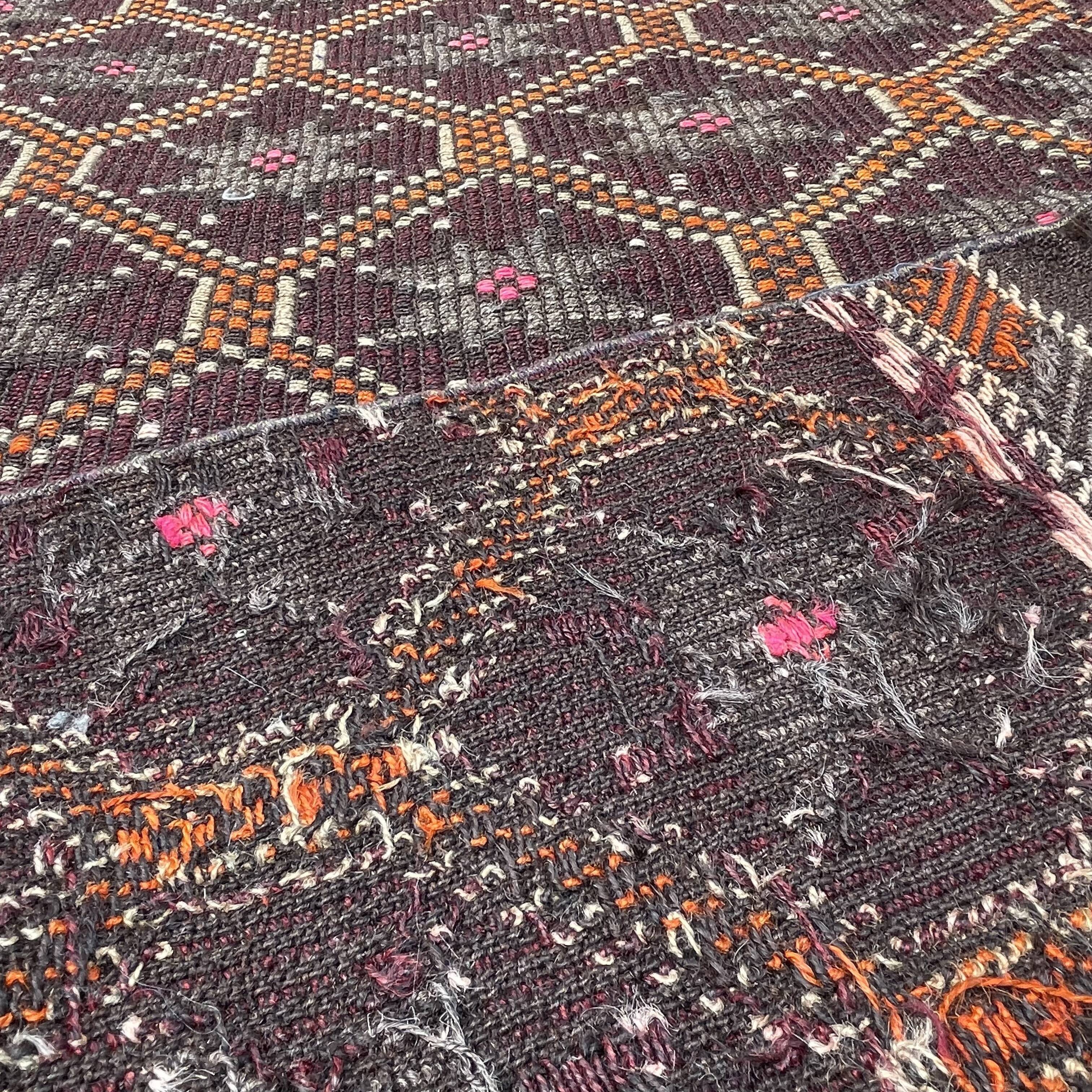 Vintage Turkish Kilim Runner , 312 x 91 cm