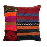 Vintage turkish kilim cushion cover 40 x 40 cm