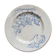 Round ironstone dish decorated with vines and grapes, late 19th-early 20th century