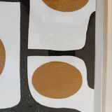 Acrylic on canvas paper, framed